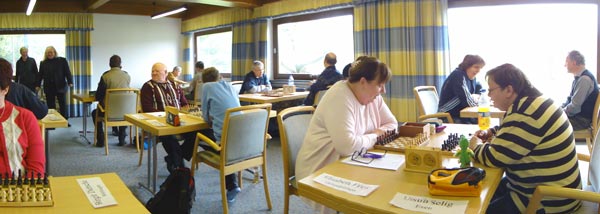 Blick in den Spielsaal "Kirschbaum"