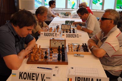 Konev (Ukraine) - Irmia (Rumnien) dahinter Radovic (Serbien) - Doberzin