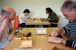 Blick in den Turniersaal