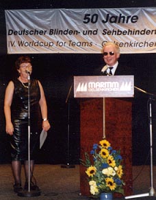 Ludwig und Christine Beutelhoff bei der Eröffnung des Banketts