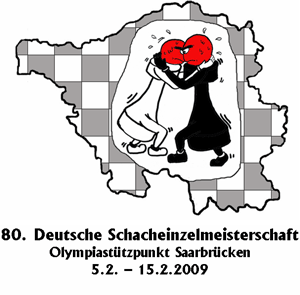 Logo Deutsche Schacheinzelmeisterschaften Saarbrücken 2009 (c)