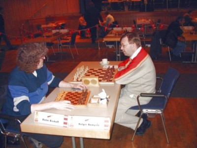 Am Brett gegen H. Namyslo (c) Skak