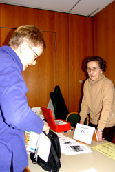 Brigitte Lang und die liebe Frau an der Kasse, wo es immer die Bulletins gab