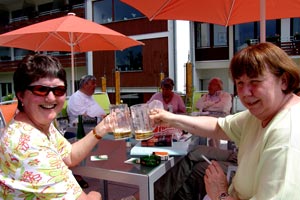 Die Begleitungen hatten eine sch�ne Zeit bei strahlendem Sonnenschein