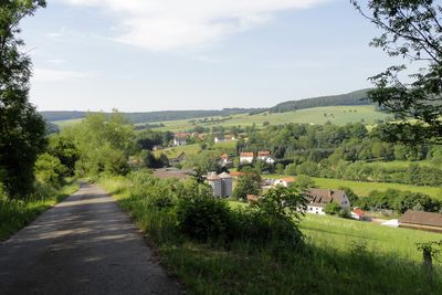 Blick auf Rengshausen im Knüll