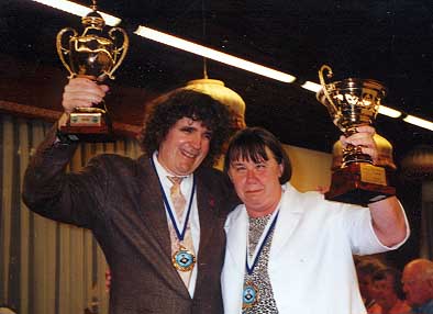 Dieter Bischoff und Elisabeth Fries: die Gewinner der Meisterschaft