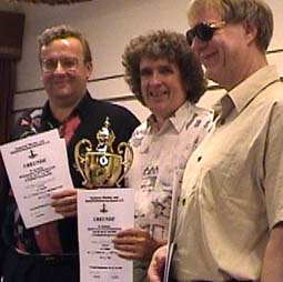 Die drei Besten: J. Pohlers,  D. Bischoff, E. Kr�ger 
